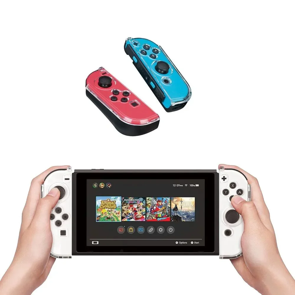 Nintendo Switch Game Traveler GoPlay Action Grip Pack Clear Case NEW